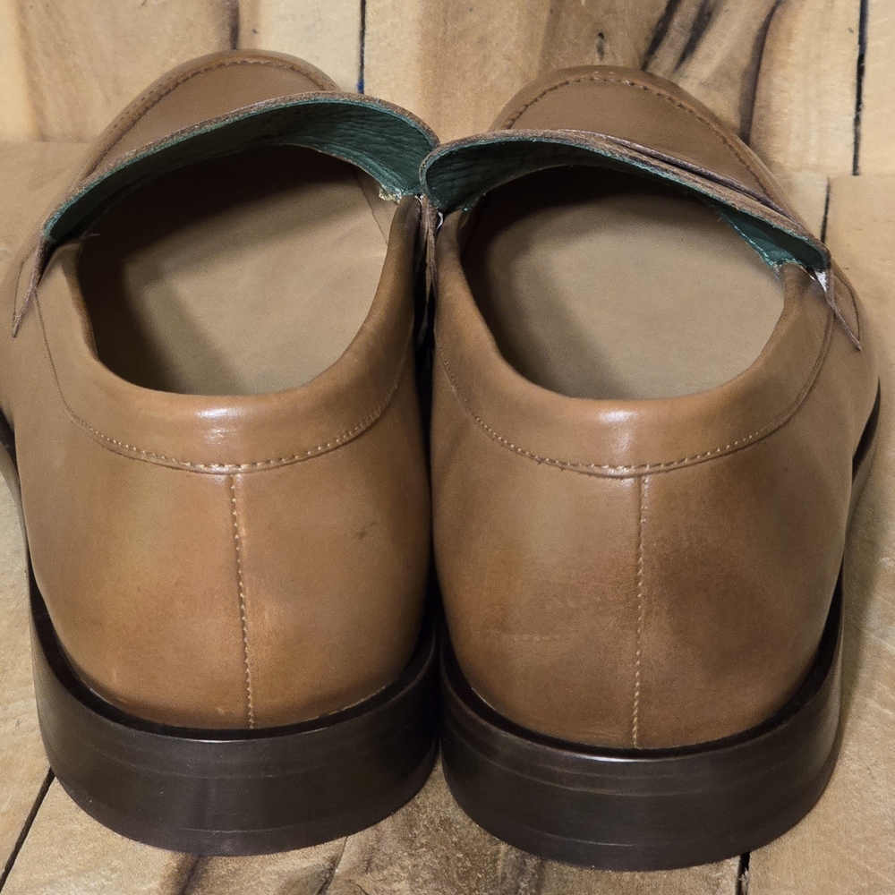 PAUL SMITH Mens Tan Brown Leather Penny Loafers UK 9 US 10 Dress Casual Shoes - Picture 4 of 7